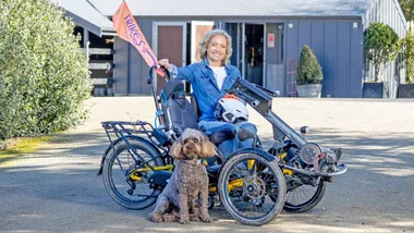 Dame Catriona Williams set to handcycle across the US for charity