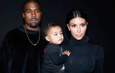 Kanye West, Kim Kardashian, North West