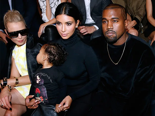 North West sits front row at Paris Fashion week