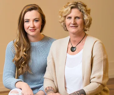 Greta Gregory and Heather Walsh