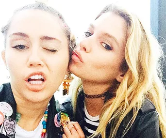 Miley's found love with a Victoria's Secret model!