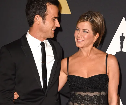 Justin Theroux and Jennifer Aniston