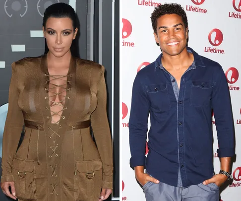 Kim Kardashian and Tito Joe Jackson