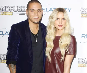 Evan Ross and Ashlee Simpson