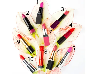 Floral lipstick