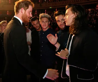Prince Harry quizzes pop prince Harry Styles