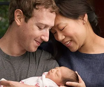 Facebook founder Mark Zuckerberg welcomes first child