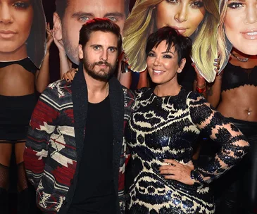 Scott Disick with Kris Jenner