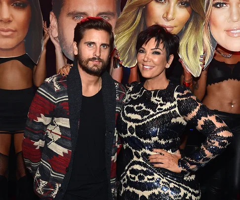 Scott Disick with Kris Jenner
