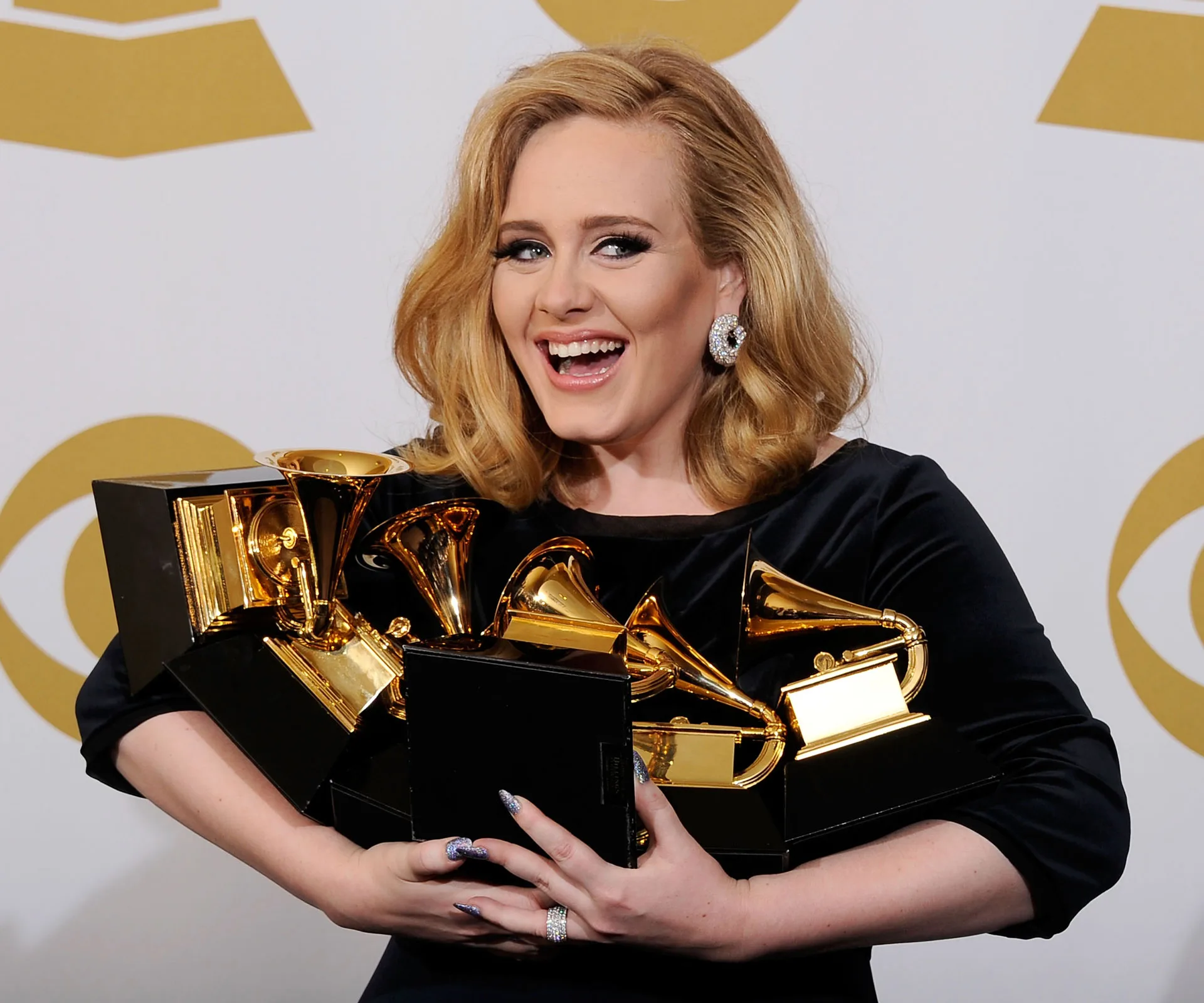 Adele at the 2012 Grammys
