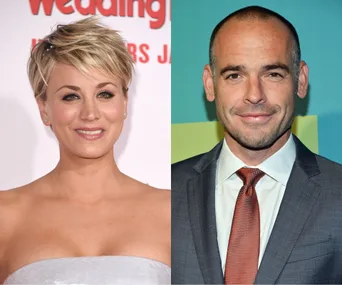 Kaley Cuoco and Paul Blackthorne