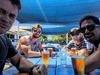 Chris Hemsworth flashes serious muscles in Instagram snap
