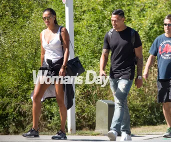 Maria Tutaia and Israel Folau in Queenstown