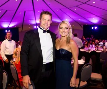 Richie McCaw and Gemma Flynn