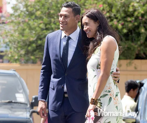 Maria Tutaia and Israel Folau