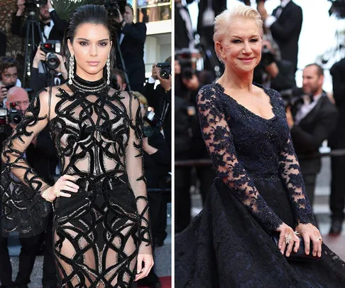 Kendall Jenner and Helen Mirren