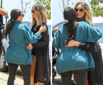 Chrissy Teigen, Kim Kardashian