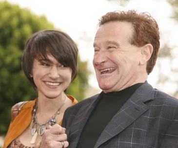 Robin Williams and Zelda Williams