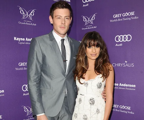 Cory Monteith and Lea Michele