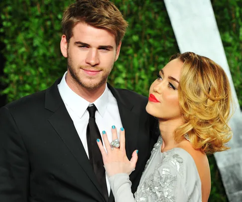 Miley Cyrus and Liam Hemsworth