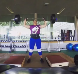 Valerie Adams' training regime