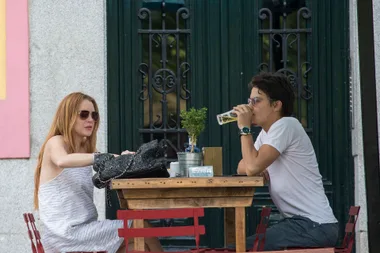 Lindsay Lohan in violent brawl with Russian lover