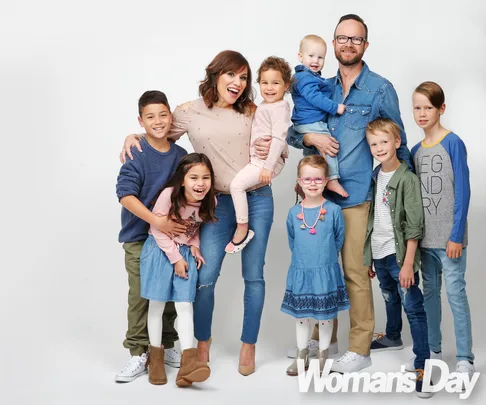 From left: Hawaiki, Kurawaka, Stace, Maiana, Michaela, Alexander, Leo, Jack
