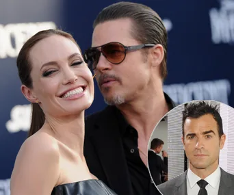 Justin Theroux, Angelina Jolie, Brad Pitt