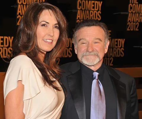 Susan Schneider and Robin Williams
