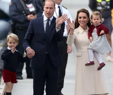 The Duke and Duchess of Cambridge with George and Charlotte