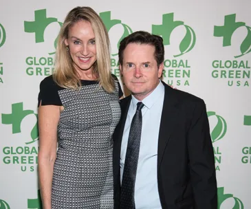 Michael J. Fox and his wife Tracey Pollan.