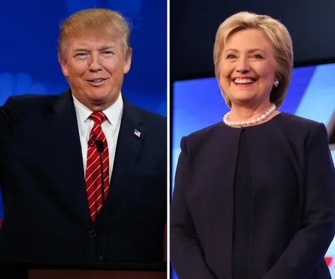 Hillary Clinton, Donald Trump