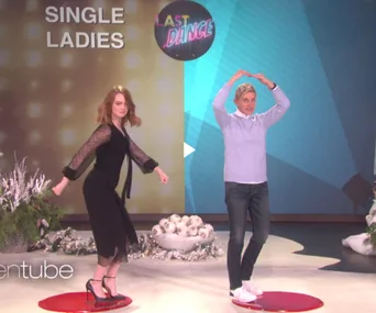 Emma Stone Ellen DeGeneres