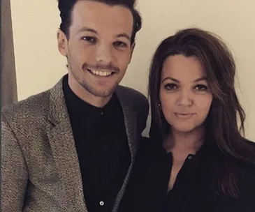 Louis Tomlinson and his mum Johannah Deakin
