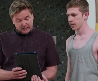 Screenshot from Shortland Street's penis cliffhanger