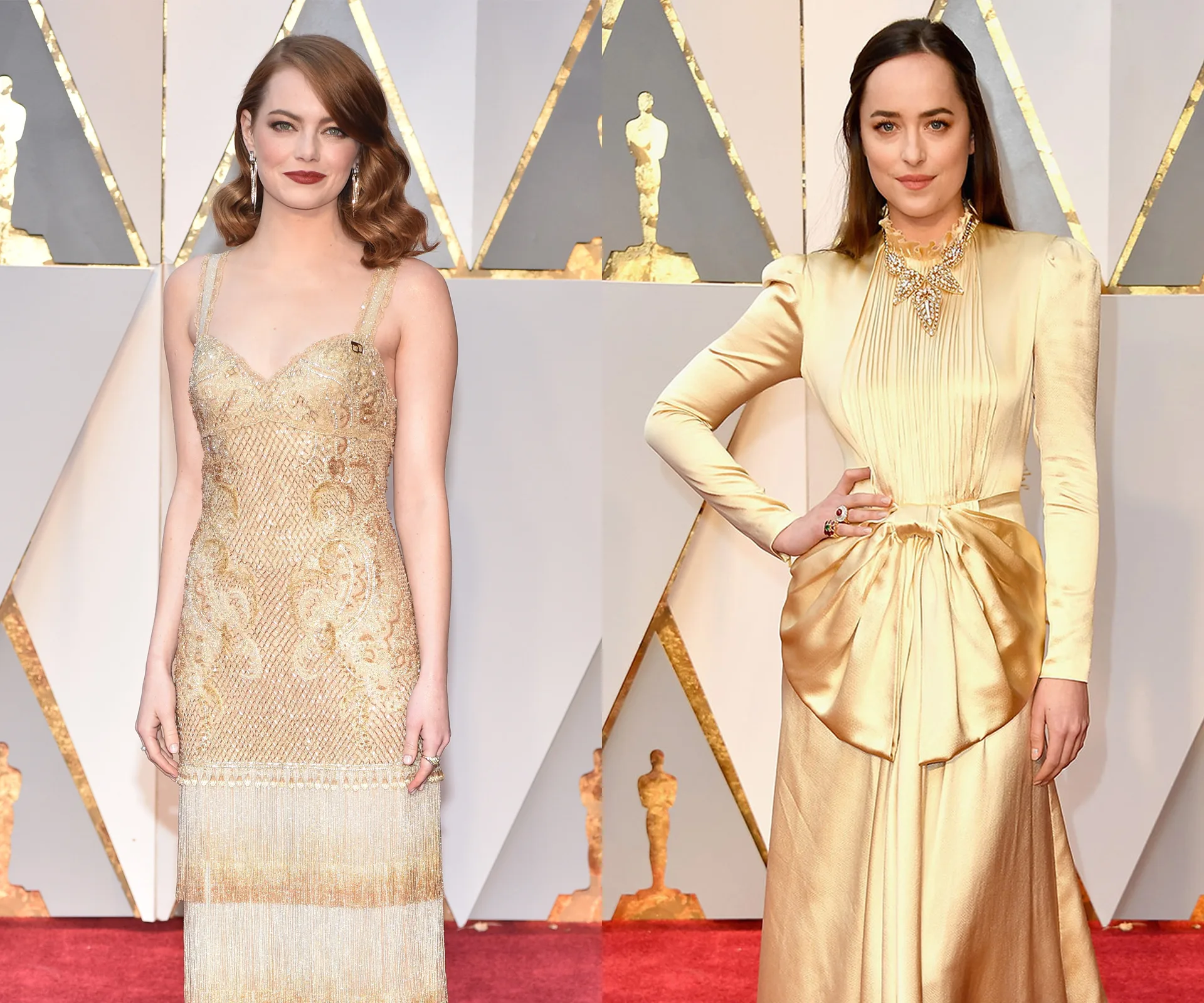 Emma stone dakota johnson