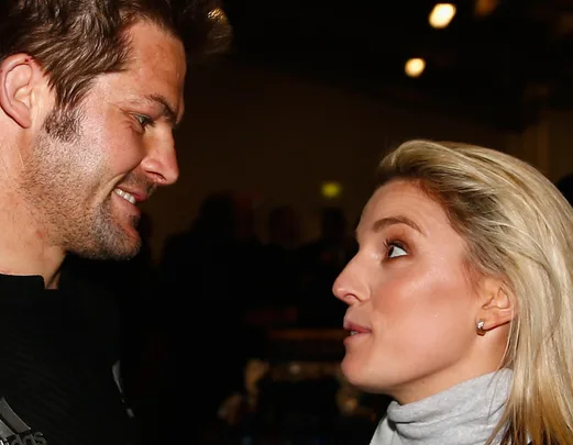 Richie and Gemma McCaw taking part in Plunkett's Burpees for Babies challenge