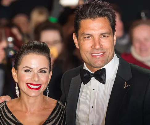 Kiwi actor Manu Bennett and Karin Horen.