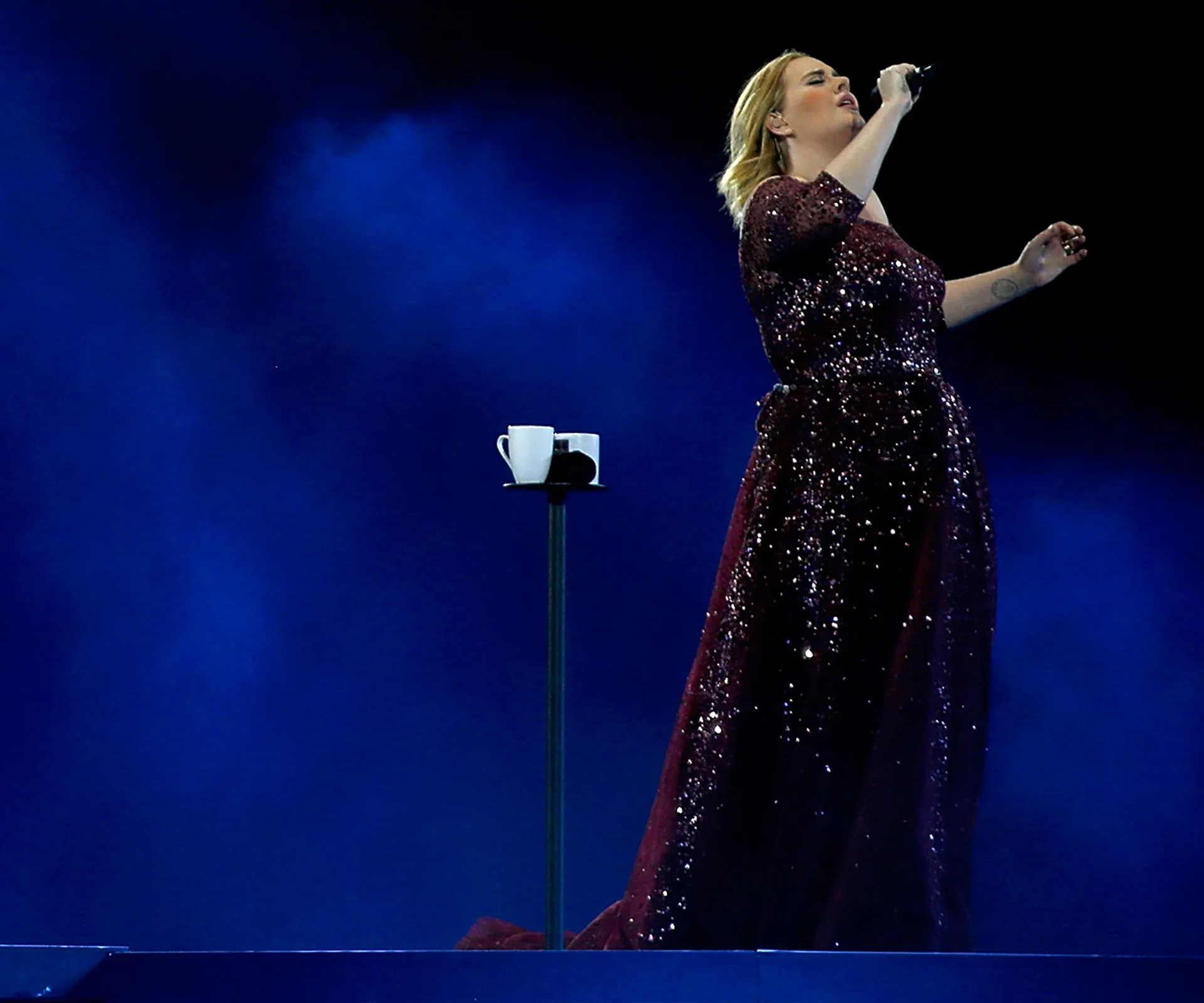 Adele in concert in Auckland. 