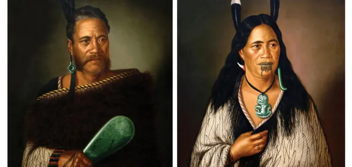 Chieftainess Ngatai - Raure and Chief Ngatai-Raure