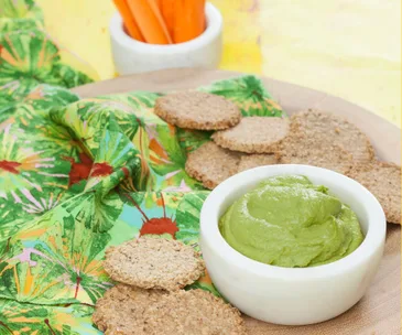 Healthy chip and dip recipe