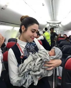The nationality of baby born mid-flight is still uncertain