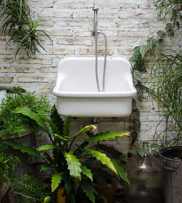 forest bathroom