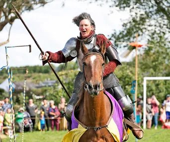 Northland’s jousting grandma in shining armour
