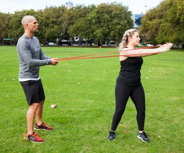 A high heart-rate workout