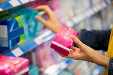Two high school students are petitioning the government to change how sanitary items are priced. 