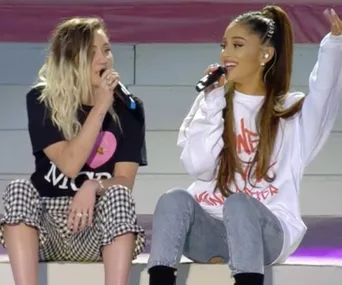 Ariana Grande and Miley Cyrus cover Kiwi song for Manchester benefit concert