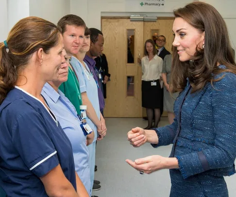 Duchess of Cambridge Kate Middleton visits London hospital after terror attacks