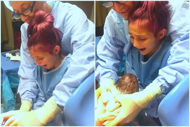 This 12-year-old girl bravely helped doctors to deliver her brother