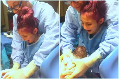 This 12-year-old girl bravely helped doctors to deliver her brother